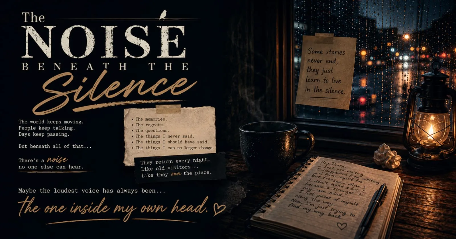 Noise beneath the silence